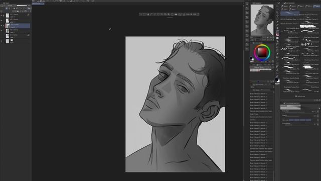 clipstudio full Painting PROCESS // Sketch to Color смотреть онлайн