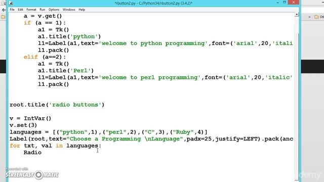 73. RADIO BUTTON EXAMPLE смотреть онлайн