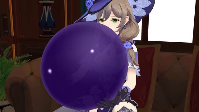 Lisa Blow To Pop B2p Huge Balloon In Jean's Office