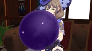 Lisa Blow to pop b2p huge balloon in Jean's office