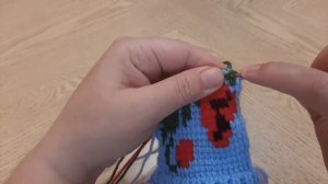 Тапочки-следки на двух спицах + тунисское вязание без швов // patik modelleri