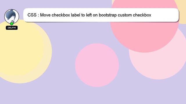 CSS : Move checkbox label to left on bootstrap custom checkbox смотреть онлайн