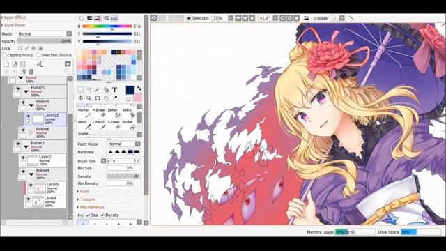【東方Project】Yukari Yakumo - The making of... the Gap (Time laspe) - Fantastic Danmaku Festival Part смотреть онлайн