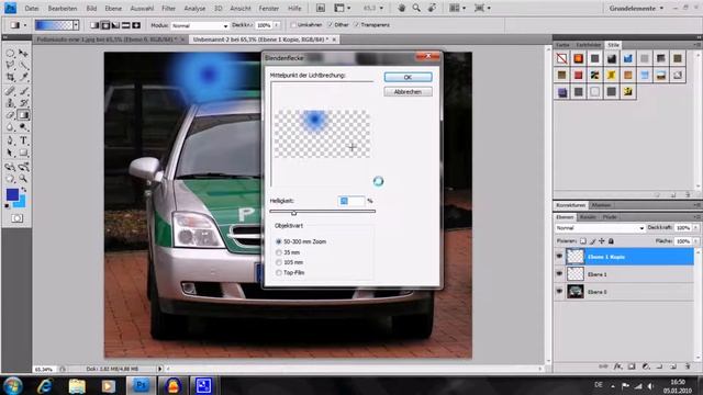Blaulicht einschalten in Photoshop CS4 - Methode 1 - Tutorial German смотреть онлайн