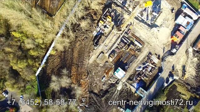 Новостройки Тюмени ЖК "Чемпионский" видео аэросъемка смотреть онлайн