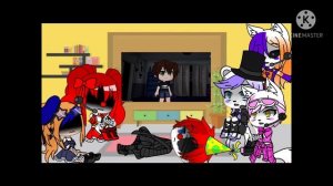 Sister Location reacts to Afton Family memes || VERY LAZY || Blood warning! ||