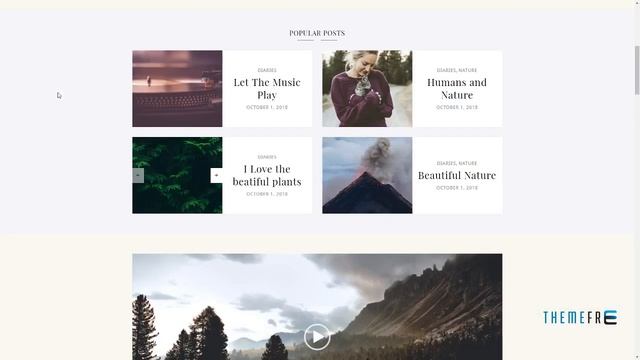 Miro - A Clean WordPress Blog and Shop Theme Yancy Sota смотреть онлайн