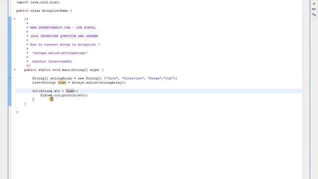 How to convert Array to ArrayList in Java смотреть онлайн