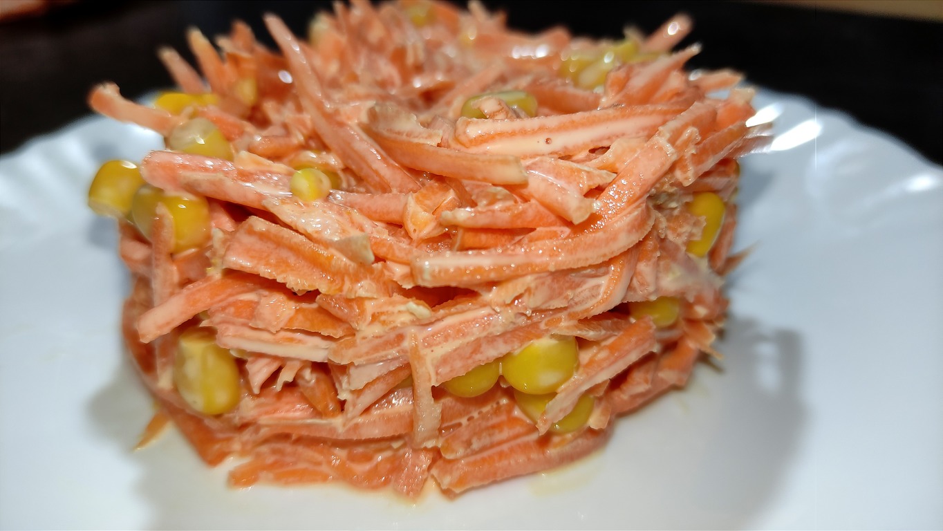 Самый простой и очень вкусный салат из моркови за 5 минут! Ничего варить не нужно
