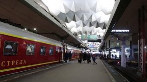 Как объявляют поезда на Московском вокзале в Санкт-Петербурге (HD) (январь, 2020)