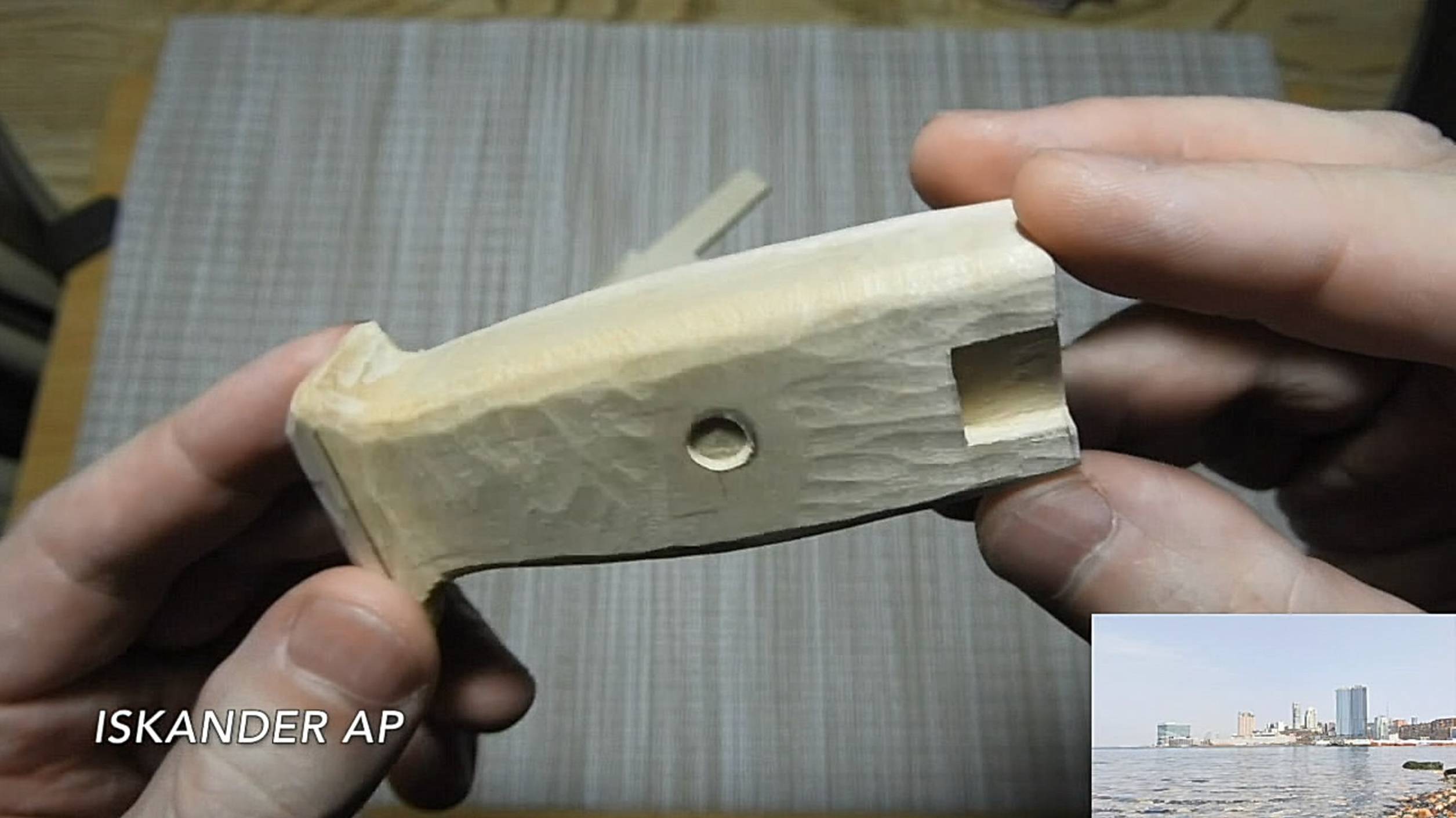 ШТЫК-НОЖ АК-74 из дерева / Making АК74 Bayonet From Wood