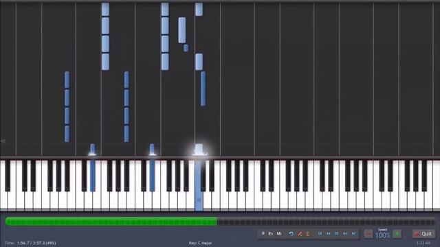 Lullaby For A Dead Man - On Piano - Synthesia (Tutorial) смотреть онлайн