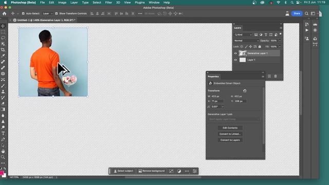 Photoshop 24.6 Beta Generative Fill & Smart Objects | How To | Poster смотреть онлайн