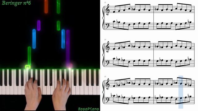 Beringer Exercises No. 1-10 - Tutorial w/ Sheet Music - 60 bpm смотреть онлайн