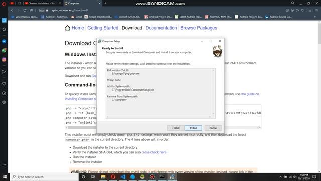 How To Install Composer on Windows 7/8/10 смотреть онлайн