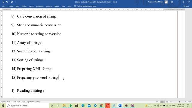 C with DS tutorials || Demo - 1 || by Mr. Nageswar Rao On 28-06-2021 @7:30PM IST смотреть онлайн