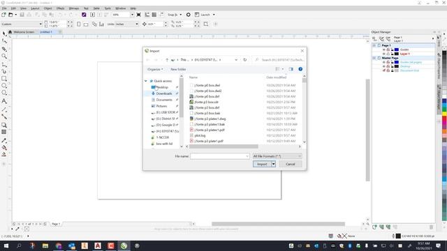 Save as DXF, import to CorelDraw смотреть онлайн
