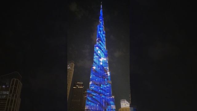 Световое шоу Бурдж-Халифа смотреть онлайн