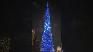 Световое шоу Бурдж-Халифа