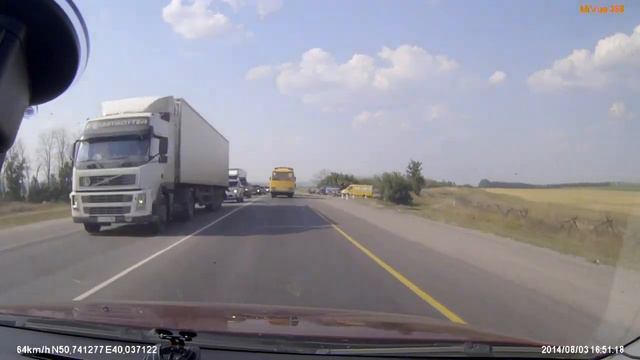 Пробка в Лосево (03.08.2014) смотреть онлайн