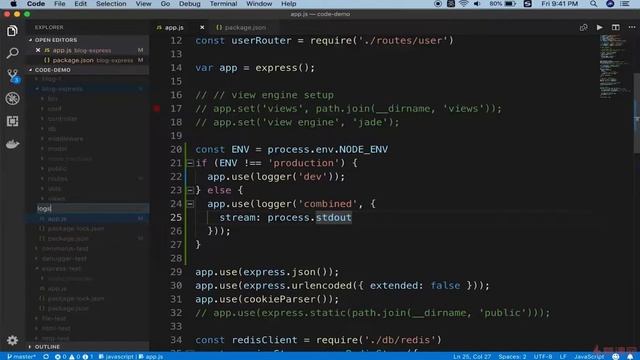 9.13 使用 express 重构博客项目 | 使用morgan写日志 —— Node.js 从零开发个人博客项目 смотреть онлайн
