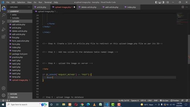Upload image on server and display it in browser using PHP смотреть онлайн