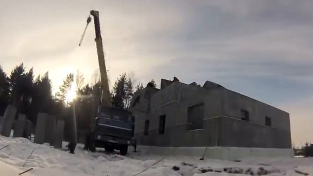 Как быстро построить дом из полистиролбетонных стеновых панелей? смотреть онлайн