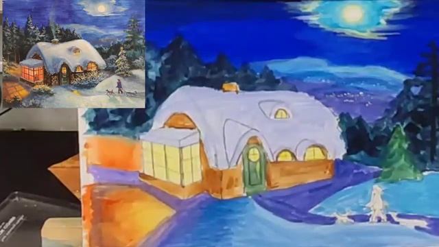 Рождественская сказка в стиле Т. Кинкейда. Часть 3. смотреть онлайн