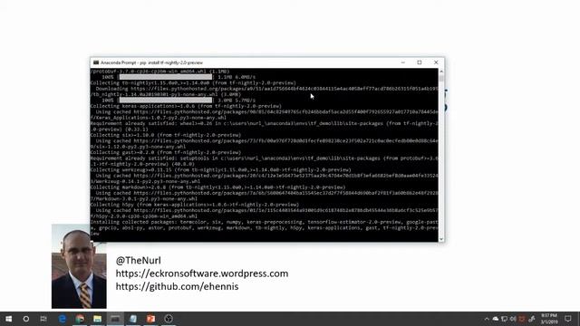 Python Environment Setup for TensorFlow v2 Testing смотреть онлайн