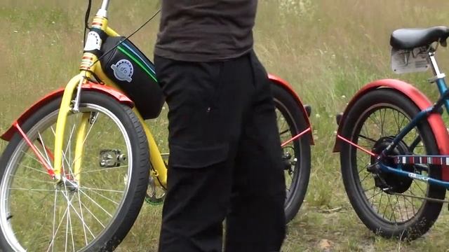 Электровелосипед круизер от Electro-Customs.com. Электрический велосипед круизер чоппер. смотреть онлайн