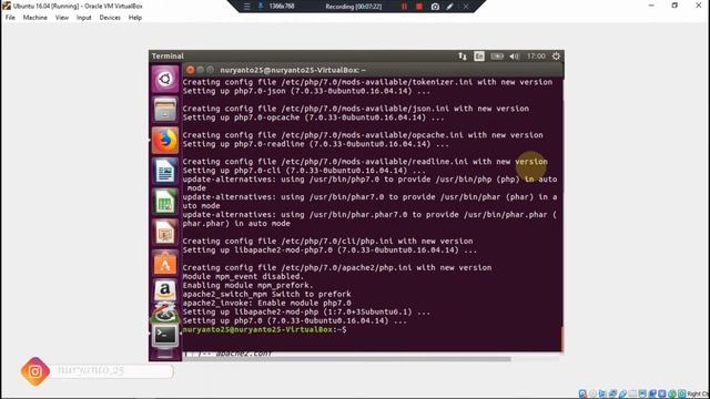TUTORIAL INSTAL LAMPP ( Linux Apache, Mysql, PHP, Phpmyadmin) di Ubuntu - VIRTUAL BOX смотреть онлайн