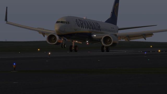 X-Plane 11. London Stansted Landing. смотреть онлайн