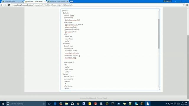 How to write Permissions with Groupmanager & Essentials смотреть онлайн