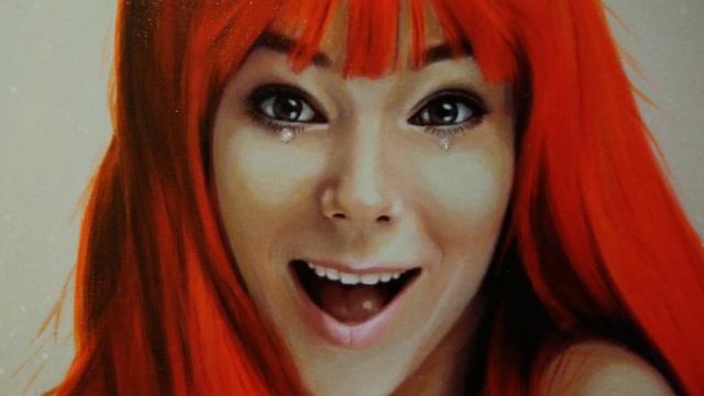 ЦВЕТНЫЕ ПОРТРЕТЫ АКРИЛОМ, которые я написала за последние время в своей технике смотреть онлайн