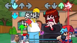 Friday Night Funkin' VS Homr V2 FULL WEEK | Homer Simpson, Bart, Marge & Peter Griffin (FNF Mod)