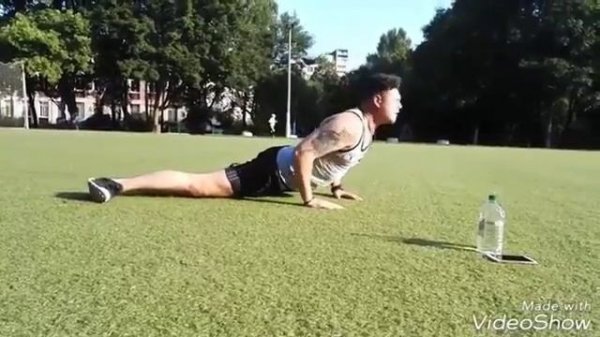 Отжимания хануман или хинду. Hanuman push-ups.