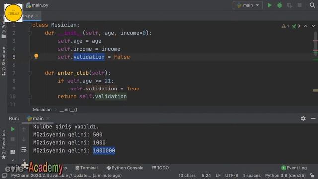 CBİLAB'DAN PYTHON DERSLERİ 25 : Nesne Tabanlı Programlama 3 - Encapsulation (OOP) смотреть онлайн