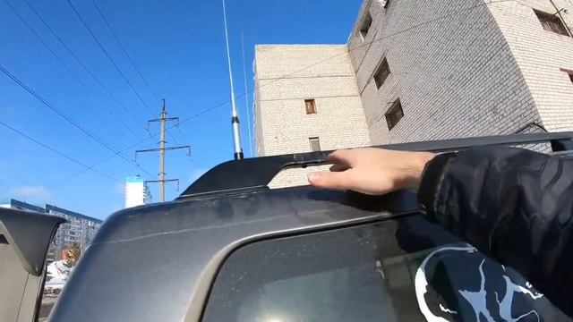 Установка на митсубиси паджеро 3 и 4 поколения кронштейна под антенну св связи смотреть онлайн