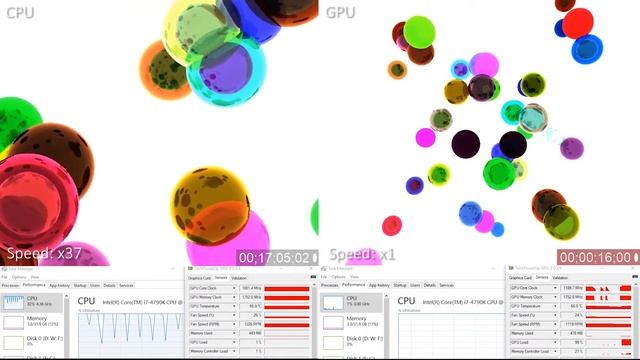 Ray tracing: CPU (i7-4790K) vs. GPU (Titan X) смотреть онлайн