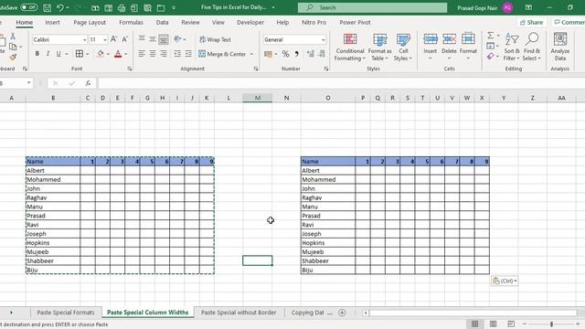 Five Important Copy Paste Tricks in Excel You Must Know смотреть онлайн