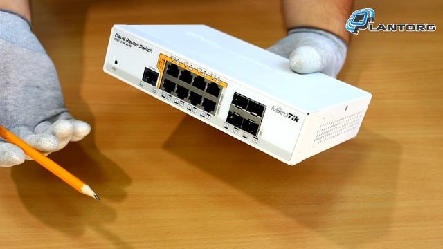 MikroTik CRS112-8P-4S-IN Обзор PoE коммутатора смотреть онлайн