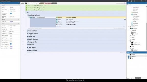 Construct 3 Settings Menu (Most Common UI Elements) + Source Code