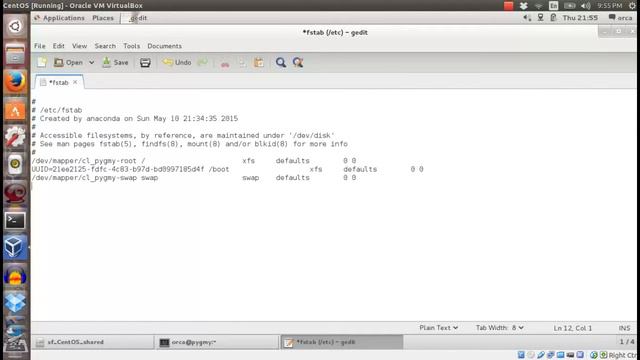 How to permanently mount CentOS folder in home directory with Ubuntu host folder in VirtualBox смотреть онлайн