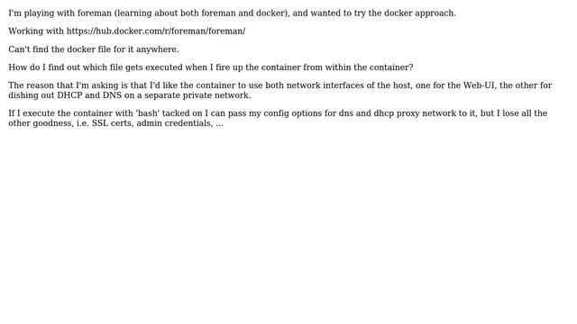 DevOps & SysAdmins: What file does a docker container execute on startup? смотреть онлайн