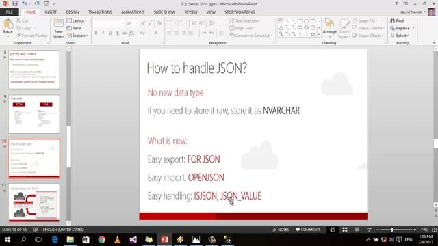 44- SQL server 2016 Part 2 Json For Path Auto смотреть онлайн