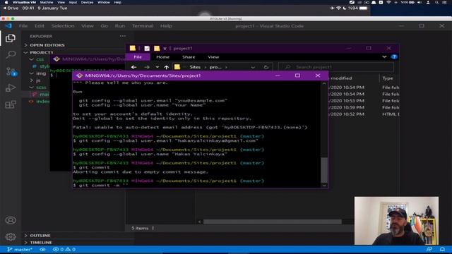 GIT Bash ile GIT Temel Komutları #3 смотреть онлайн