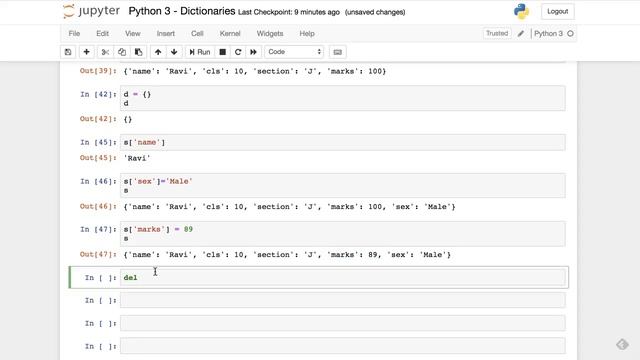 Python 3 - Dictionaries смотреть онлайн