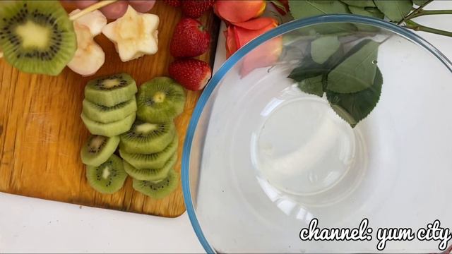Самый необычный фрукты на стекле😱😱Казакша рецепт😍😍 смотреть онлайн