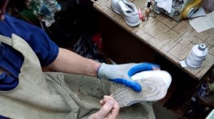 прошиваем кроссовки потайным швом