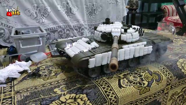Henglong T-72B Canon smoke & Weathering смотреть онлайн